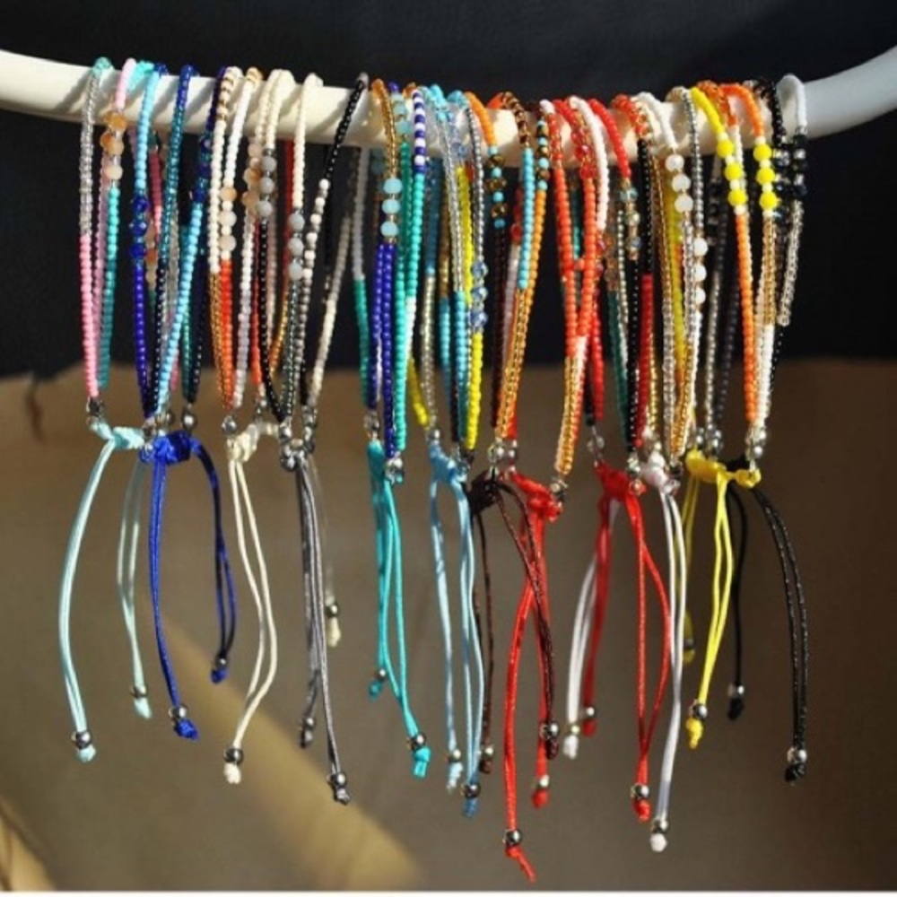 2/$8 Black adjustable bracelet